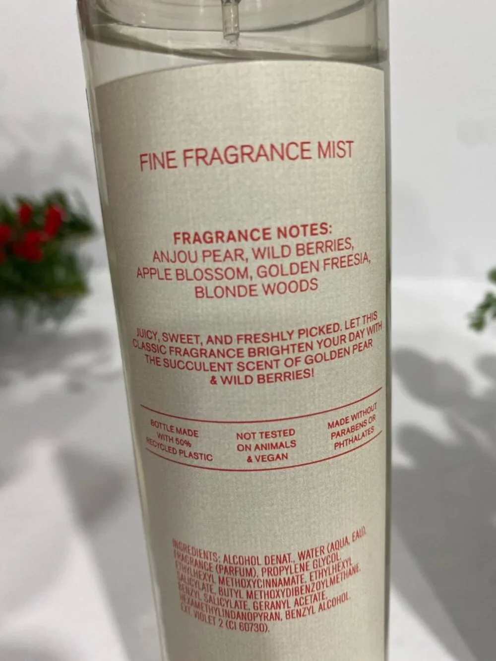 “Pearberry ” Bath & Body Works NEW 3-Pc Full Size Set